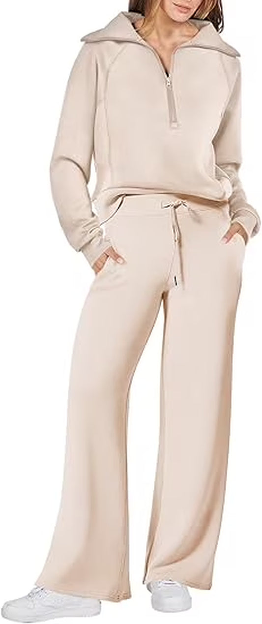 Women Sweatsuits 2 Piece Sets Jogging Sweatpants Set Lounge Matching Outfits Fall Clothes