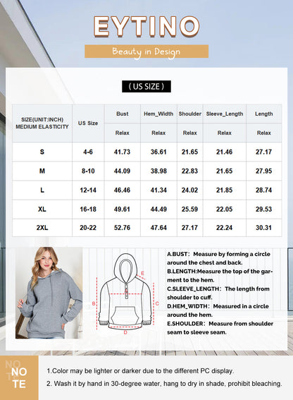 Womens Sweatshirts Hoodies Sweatshirt Long Sleeve Waffle Hoodies Pullover Casual Oversized Hooded Sweatshirts with Pocket Gray M