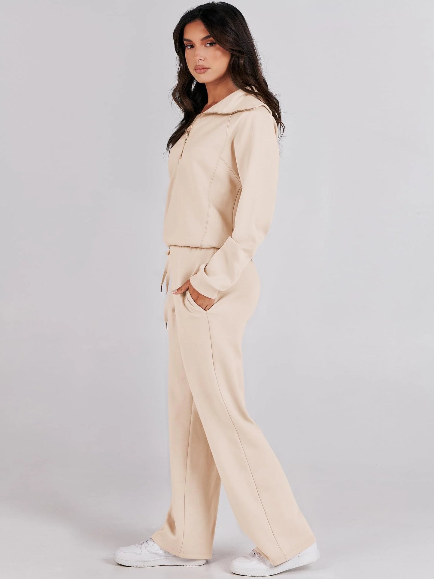 Women Sweatsuits 2 Piece Sets Jogging Sweatpants Set Lounge Matching Outfits Fall Clothes