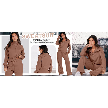 Women Sweatsuits 2 Piece Sets Jogging Sweatpants Set Lounge Matching Outfits Fall Clothes