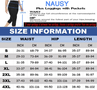 Women'S High Waist Yoga Pants with Pockets plus Size Leggings Tummy Control Workout Yoga Leggings