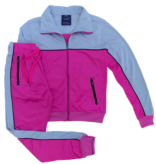 Women'S 2-Piece Tracksuit Fashionary Track Jacket & Jogger Track Pants Suit
