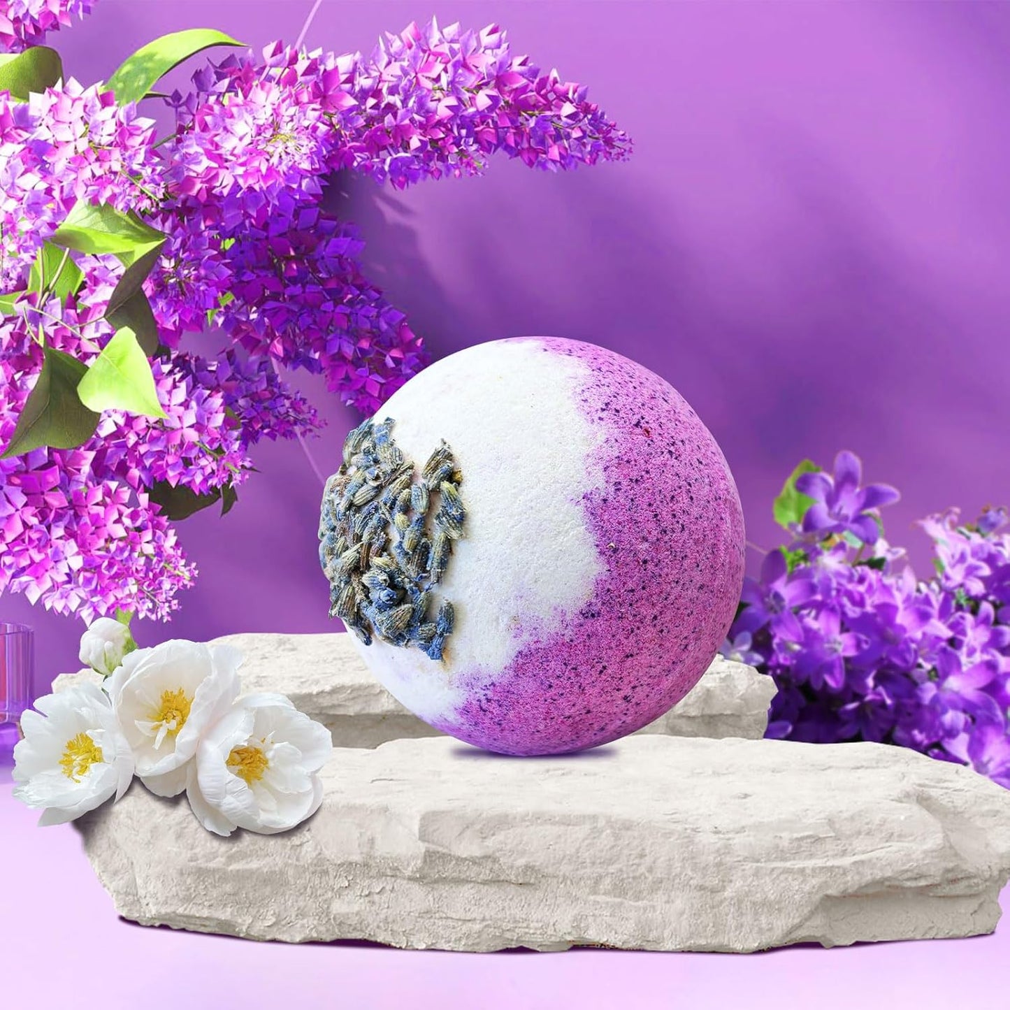Birthday Gifts Spa Gift Baskets for Women, Birthday Gift for Her, Lavender Spa Kit, Lavender Bath Sets