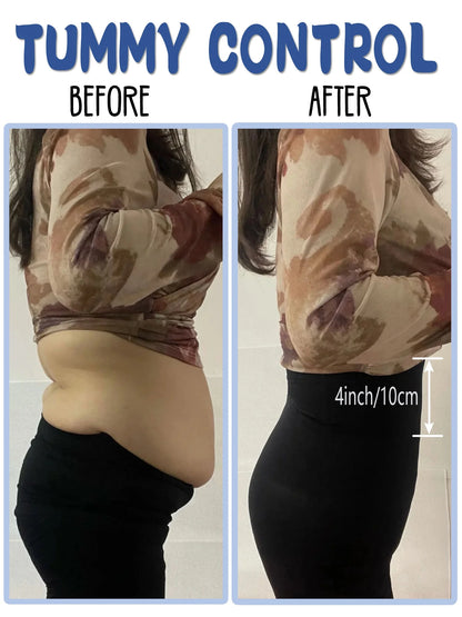 Women'S High Waist Yoga Pants with Pockets plus Size Leggings Tummy Control Workout Yoga Leggings